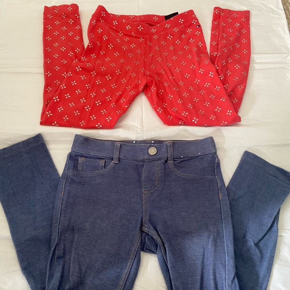 Girl’s size 6/7 Tommy Hilfiger Pant, size 7 Gymboree jegging